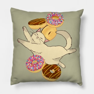 Donutcat Pillow