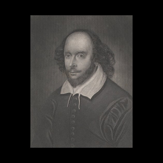 Vintage Portrait of William Shakespeare (1800s) by Bravuramedia