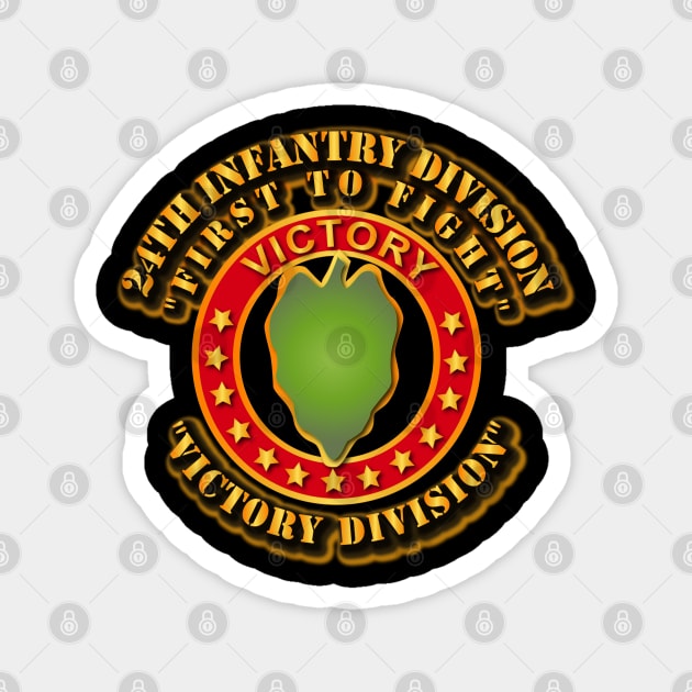 24th Infantry Division -  Victory Division Magnet by twix123844