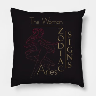 The woman Aries Pillow