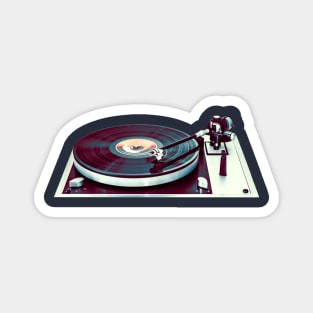vinyl player Magnet