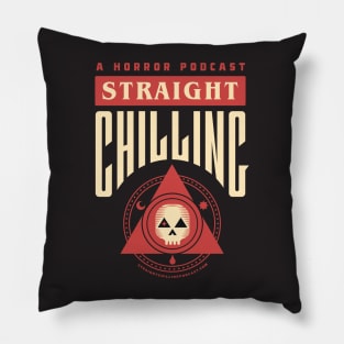 Straight Chilling Logo (Black) Pillow