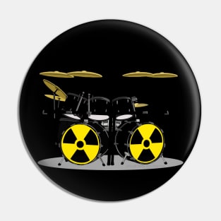 Rust In Peace Drums Pin