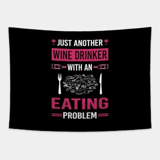 Wine Drinker Eating Tapestry