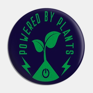Powered By Plants Pin