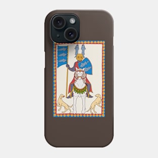 Cute Medieval Fish Knight illustration Phone Case