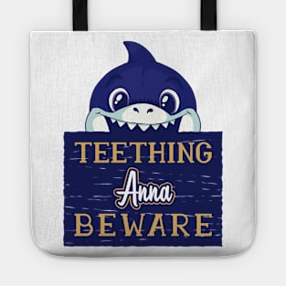 Anna - Funny Kids Shark - Personalized Gift Idea - Bambini Tote