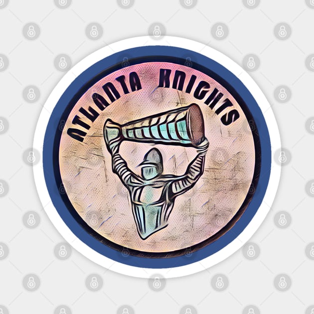 Atlanta Knights Hockey Magnet by Kitta’s Shop