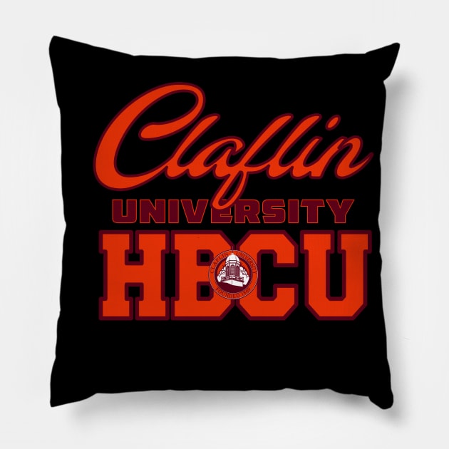 Claflin University 1869 Apparel Pillow by HBCU Classic Apparel Co