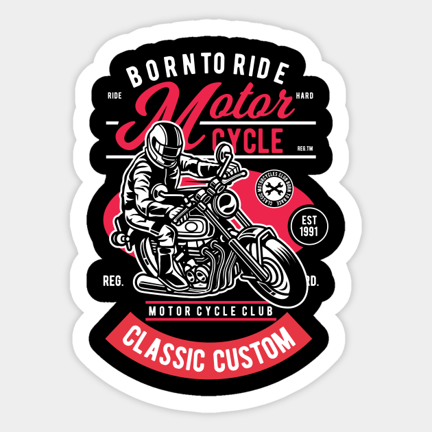Maken propeller marmeren Motorcycle Rider - Motorcycle Rider - Sticker | TeePublic