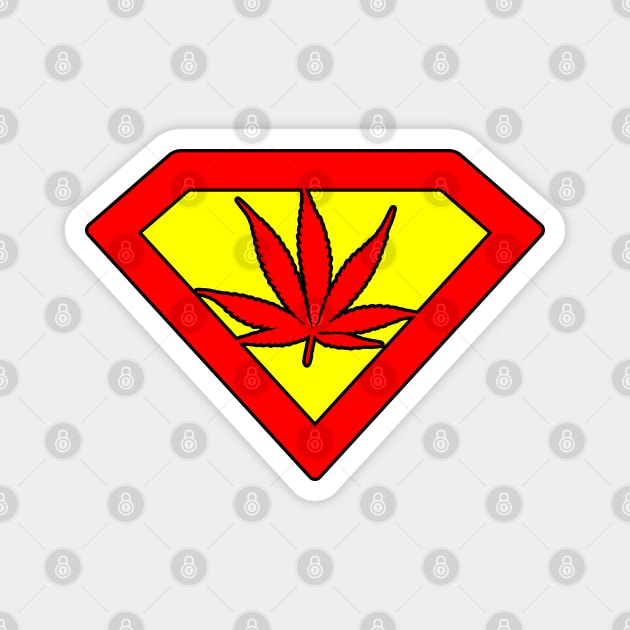 Super Marijuana Magnet by Florin Tenica