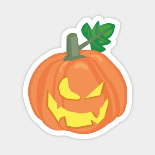 Pumpkin Smiling Design for Halloween Celebration Magnet