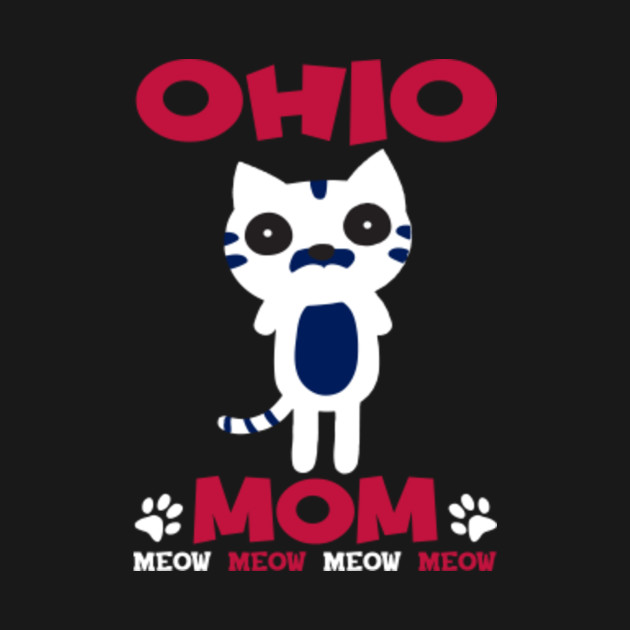Ohio State Alabama State Cat Mom T Shirt Mug Pillow Gift Ohio