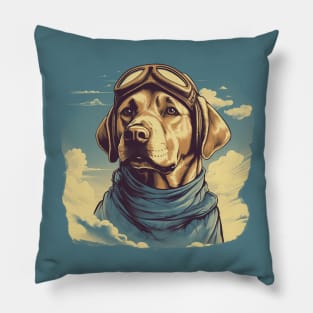 Aviator dog Pillow