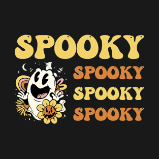 Spooky Spooky spooky spooky Halloween Vintage Retro T-Shirt