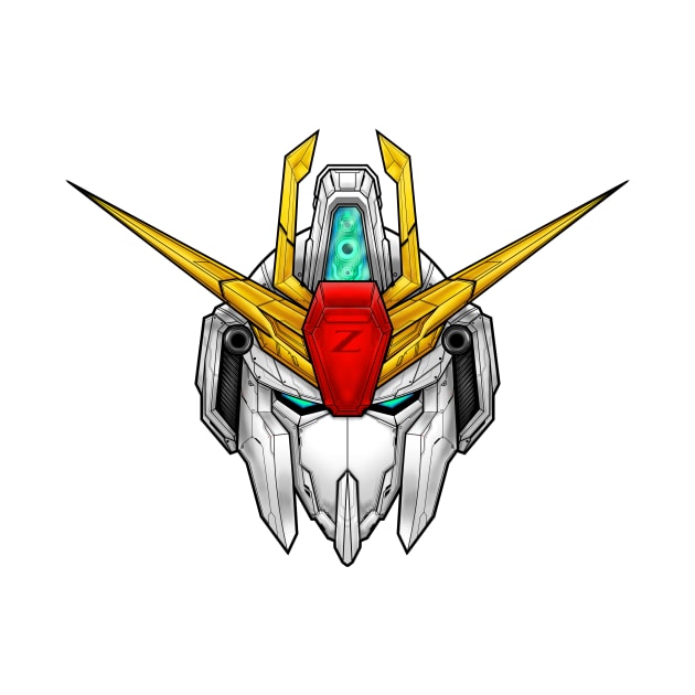 Gundam Zeta Head by WahyudiArtwork