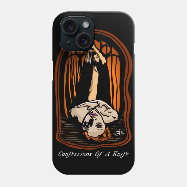 Confessions Of A Knife Tribute Tee Phone Case by DarktronikArt