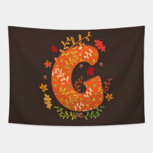 G Autumn Monogram Tapestry