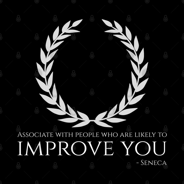Rome Stoic Philosophy Seneca Quote Motivational Improve You by Styr Designs