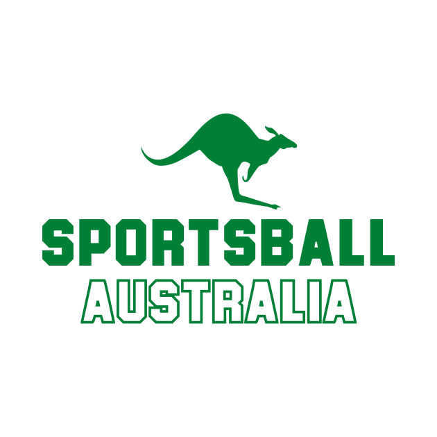 SPORTSBALL AUSTRALIA Varsity Green by Simontology
