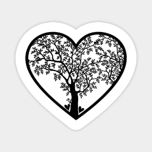 Heart tree Magnet