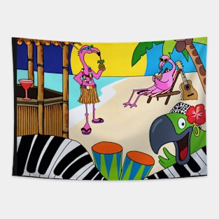 Flamingo Beach, Good vibes in the Caribbean Tapestry