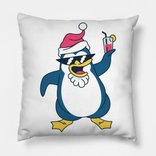 Christmas Penguin Pillow