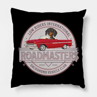 Dachshund Roadmasters Pillow