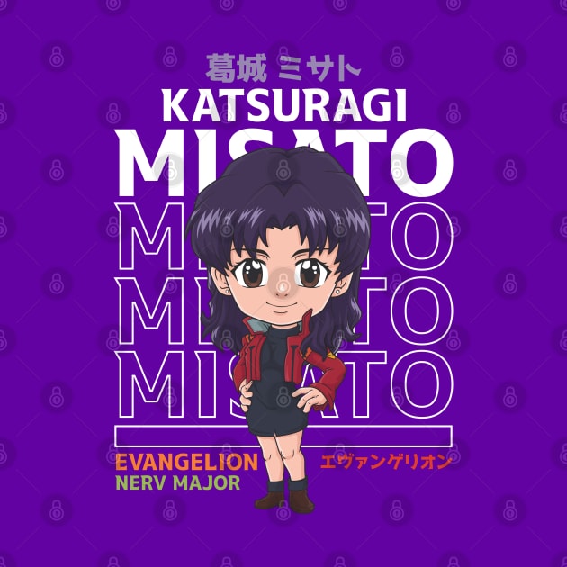 Misato Chibi by TeeTowArt