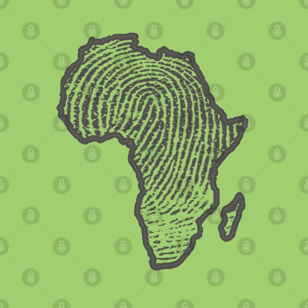 Africa fingerprint by musicanytime