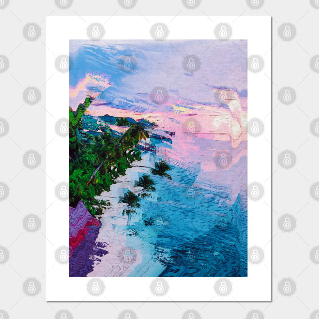 Abstract Beach Beach Posters And Art Prints Teepublic