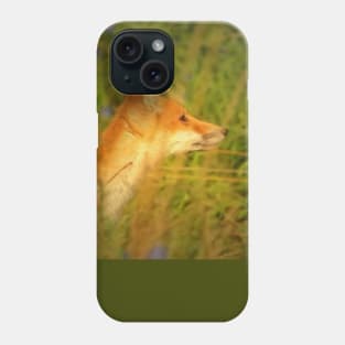 Fox in the meadow Phone Case