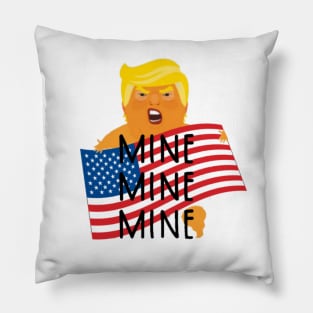 Angry Baby Trump Sore Election Loser Pillow