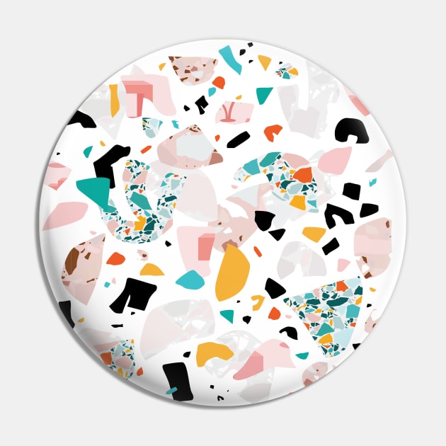 Mixed Mess I. / Collage, Terrazzo, Colorful Pin by matise