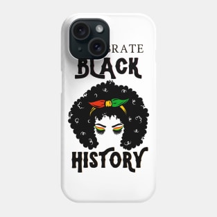 Black History Month Afro Melanin Black Women Phone Case