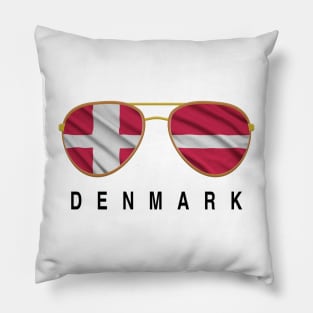 Denmark Sunglasses, Denmark Flag, Denmark gift , Danes , Danish Pillow