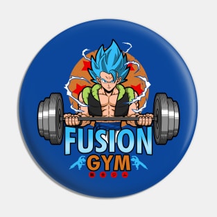 Super Buff Anime Manga Japanese Superhero Workout Gym Pin