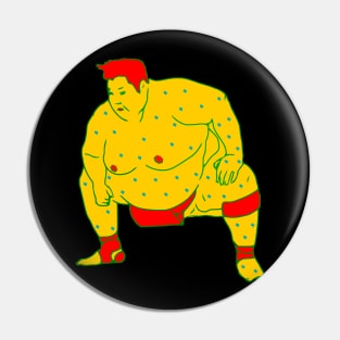 Sumo fighter Pin