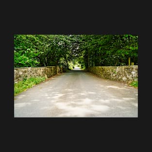 Rural Countryside Road & Trees - Rural Scenery - Ceredigion, Wales T-Shirt