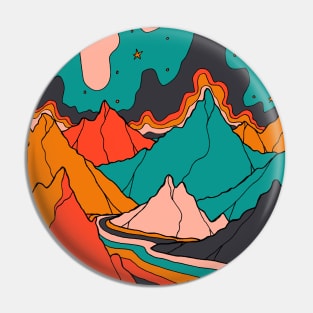 An abstract world Pin