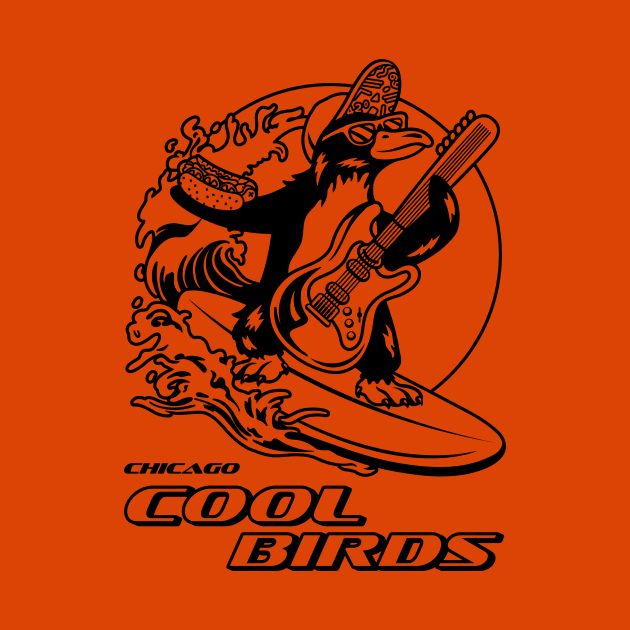 Chicago Cool Birds by Hey Riddle Riddle