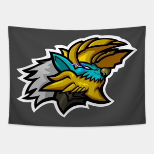 Zinogre Mascot Logo v.1 Tapestry