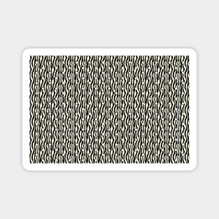 Black and White Zebra Pattern Retro Stars / VSCO Stars Magnet