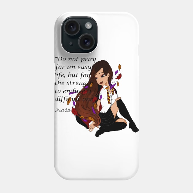 Brave and True, Follow Your Heart Phone Case by MermaidsAndMagic