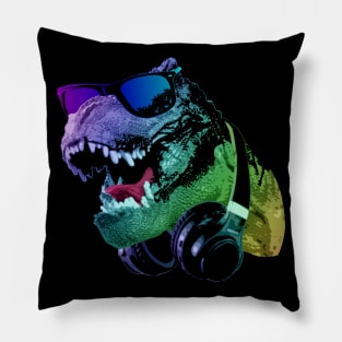 DJ T-Rex Pillow