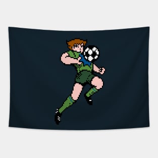 8-Bit Soccer Captain - Seattle Tapestry