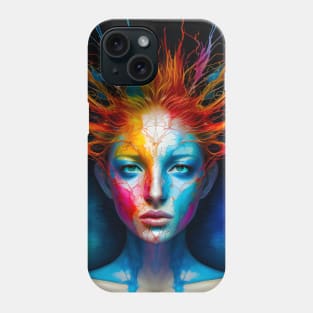 Woman in Vibrant Colors #02 Phone Case