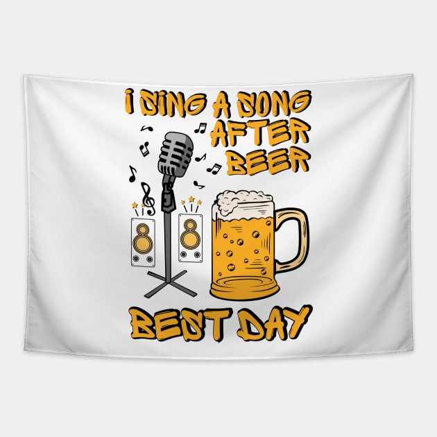 Beer and Music Tapestry by designbek