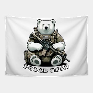 Tactical Polar Bear Tapestry