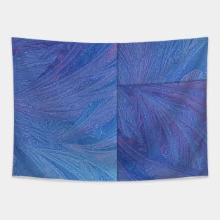 Blue Feathers Tapestry